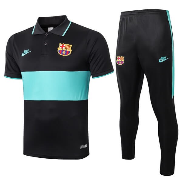 Polo Barcelona Conjunto Completo 2019/20 Negro